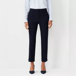 BLACK Ann Taylor EVA Ankle Dress Pant